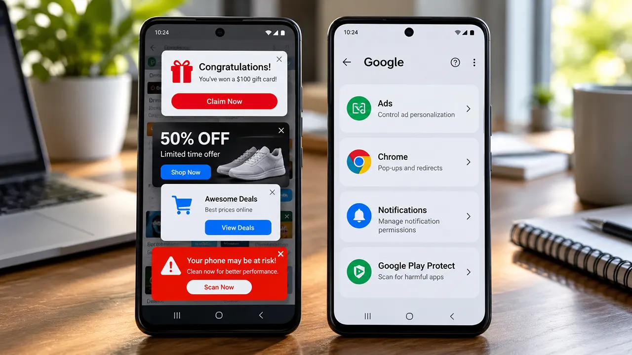 how to stop google ads on android